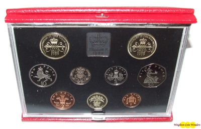 1989 Royal Mint Deluxe Proof Set